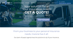 Desktop Screenshot of inszoneinsurance.com